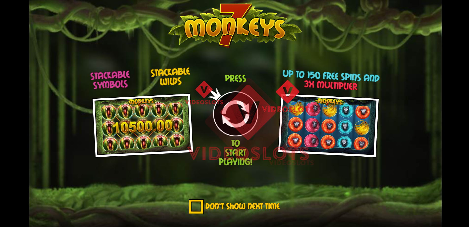 Game Intro for 7 Monkeys slot by Pragmatic Play