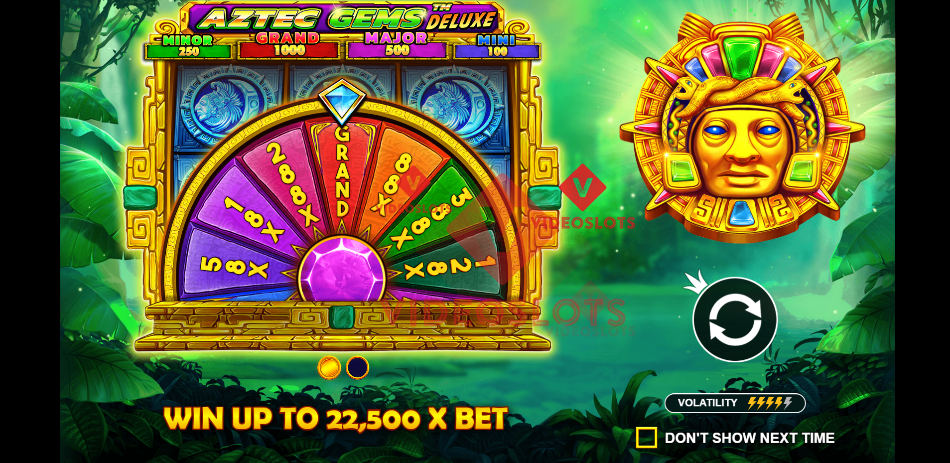 Game Intro for Aztec Gems Deluxe slot by Pragmatic Play