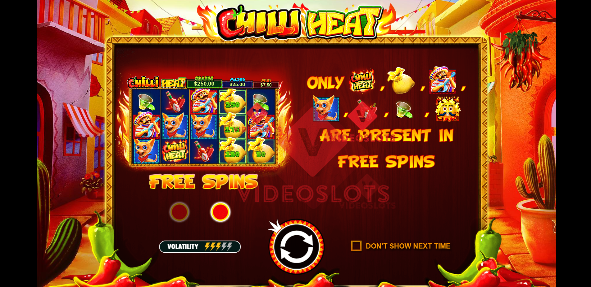 Game Intro for Chilli Heat slot by Pragmatic Play