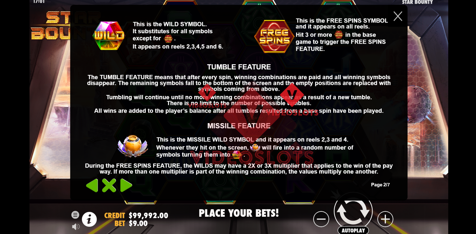 Game Rules for Star Bounty slot by Pragmatic Play