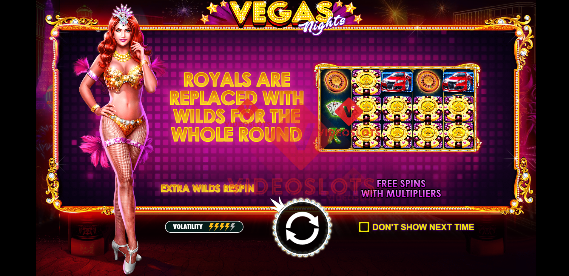 Game Intro for Vegas Nights slot by Pragmatic Play