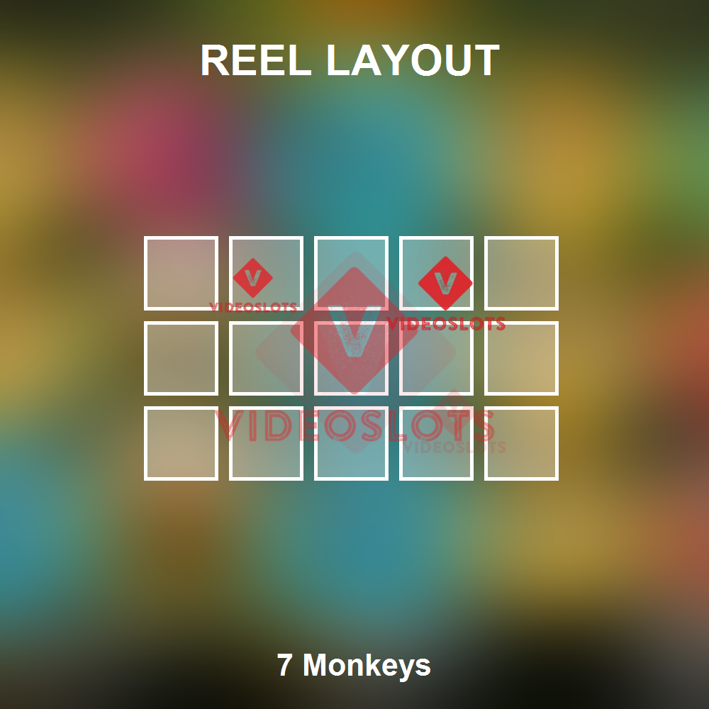 7 Monkeys reel layout