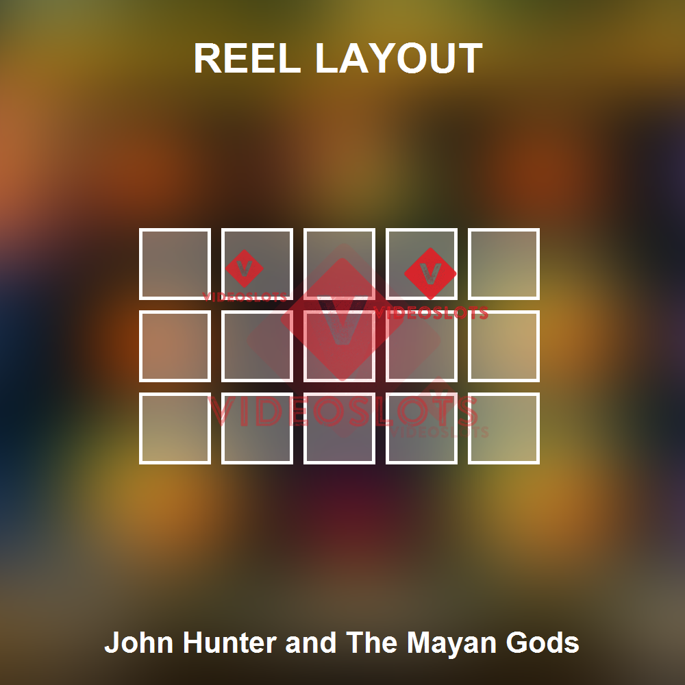 John Hunter And The Mayan Gods reel layout