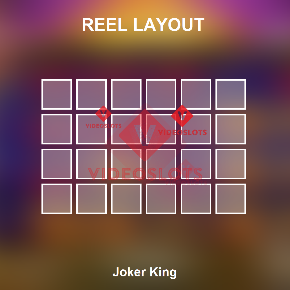 Joker King reel layout
