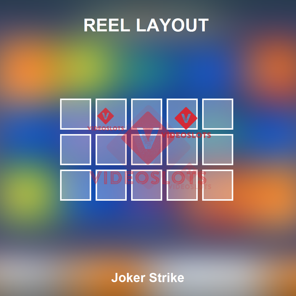 Joker Strike reel layout