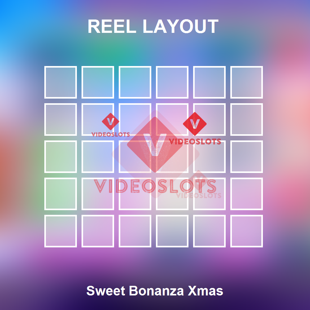 Sweet Bonanza Xmas reel layout