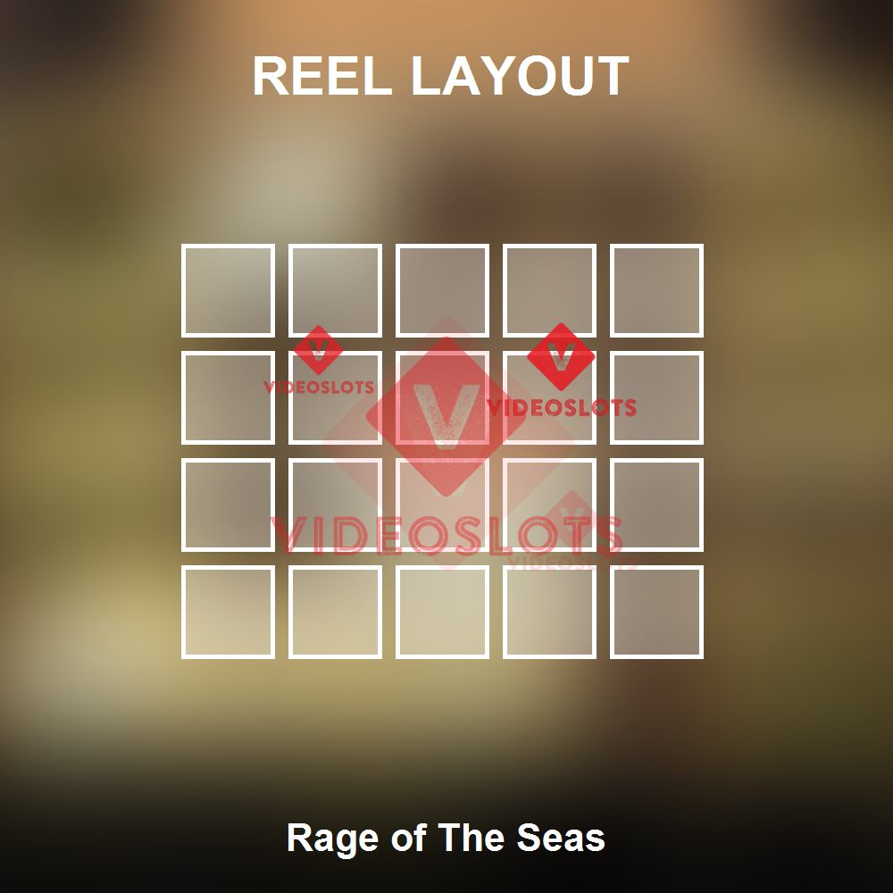 Rage Of The Seas reel layout