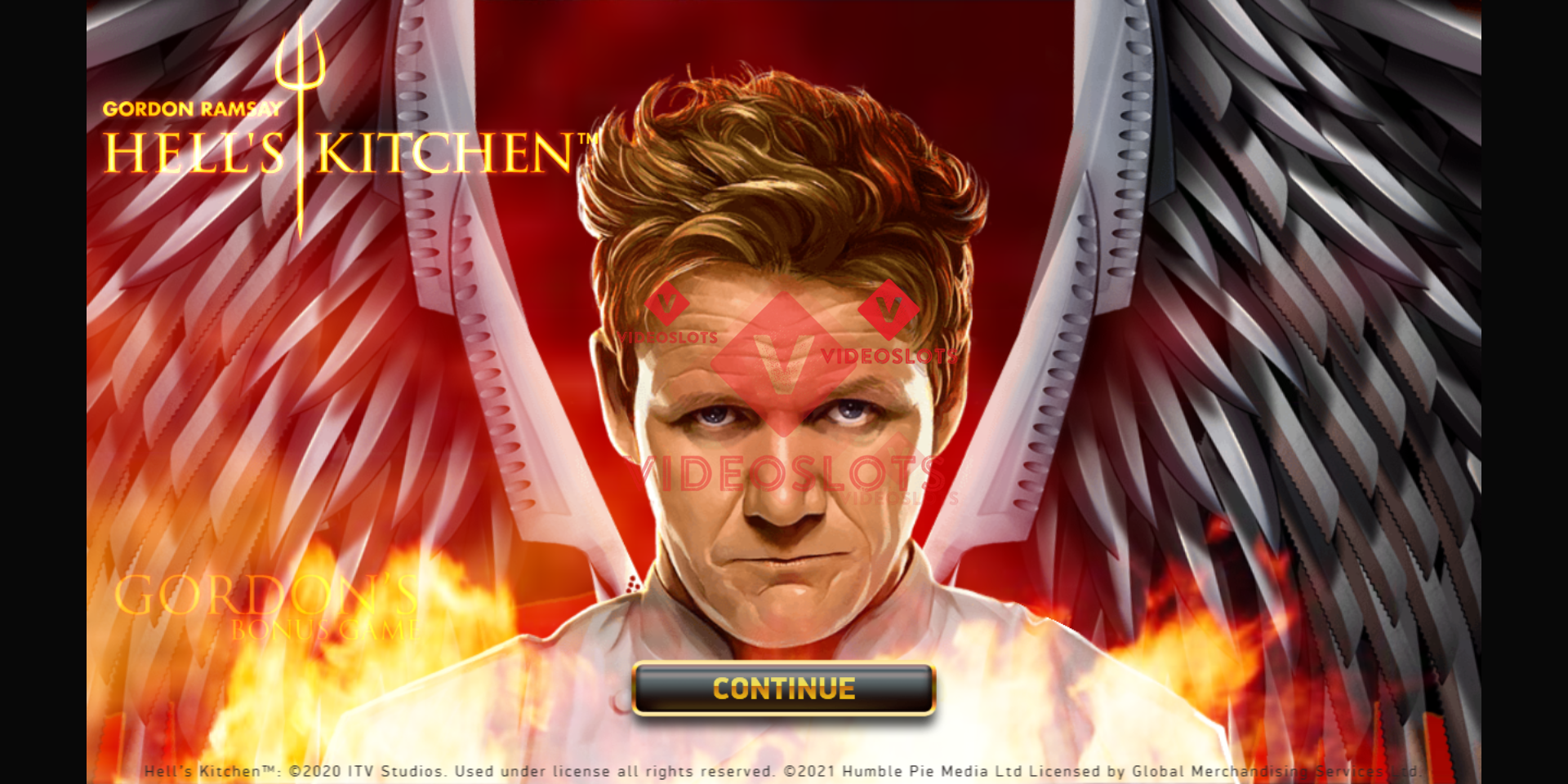 Game Intro for Hell's Kitchen slot from NetEnt