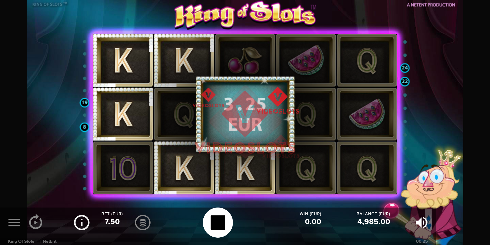 Base Game for King of Slots slot from NetEnt