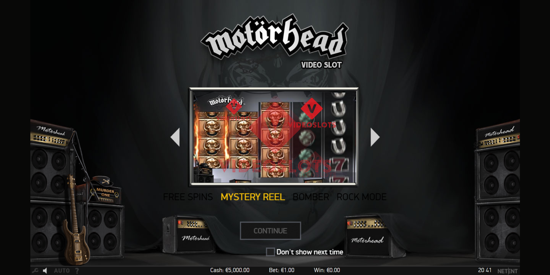 Game Intro for Motorhead slot from NetEnt
