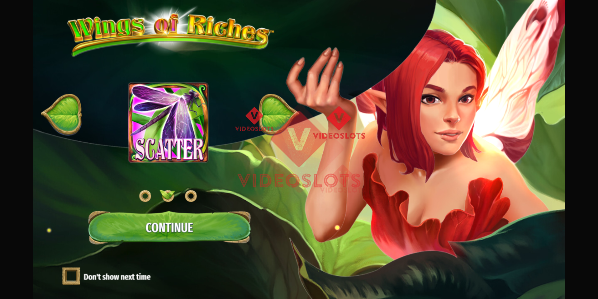 Game Intro for Wings of Riches slot from NetEnt