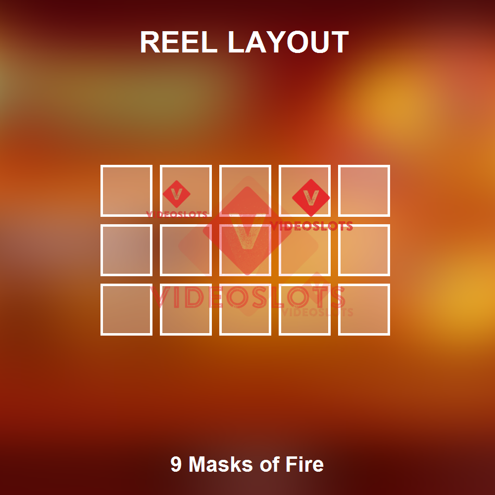 9 Masks Of Fire reel layout