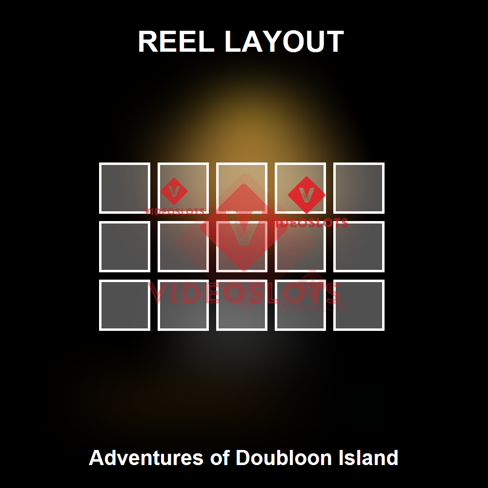 Adventures Of Doubloon Island reel layout