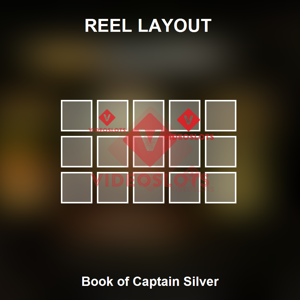 Book Of Captain Silver reel layout