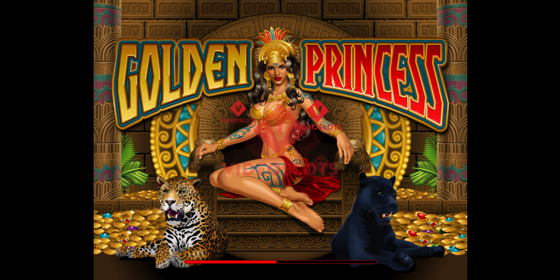 Game Intro for Golden Princess slot for Microgaming