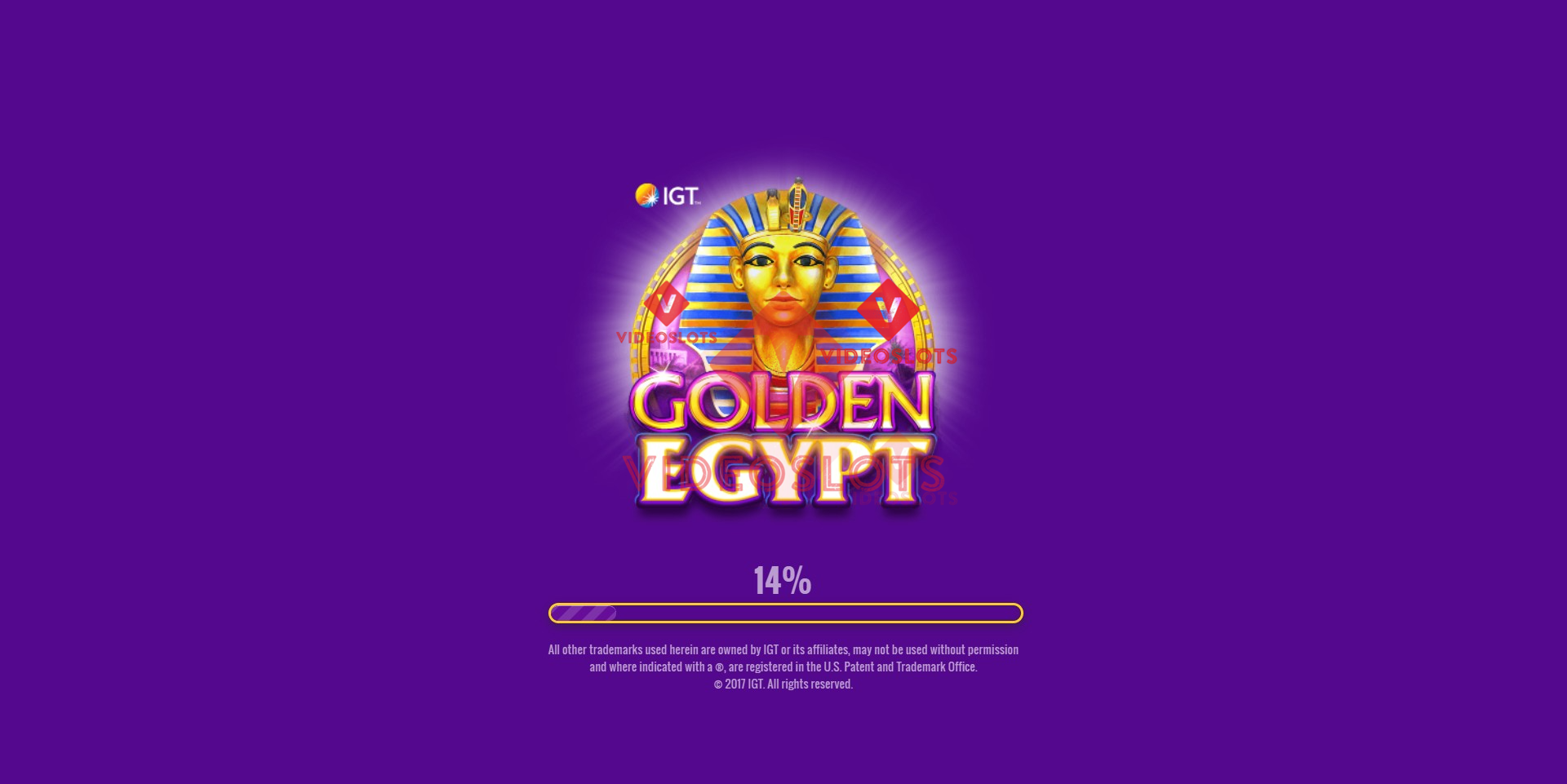 Game Intro for Golden Egypt slot from IGT