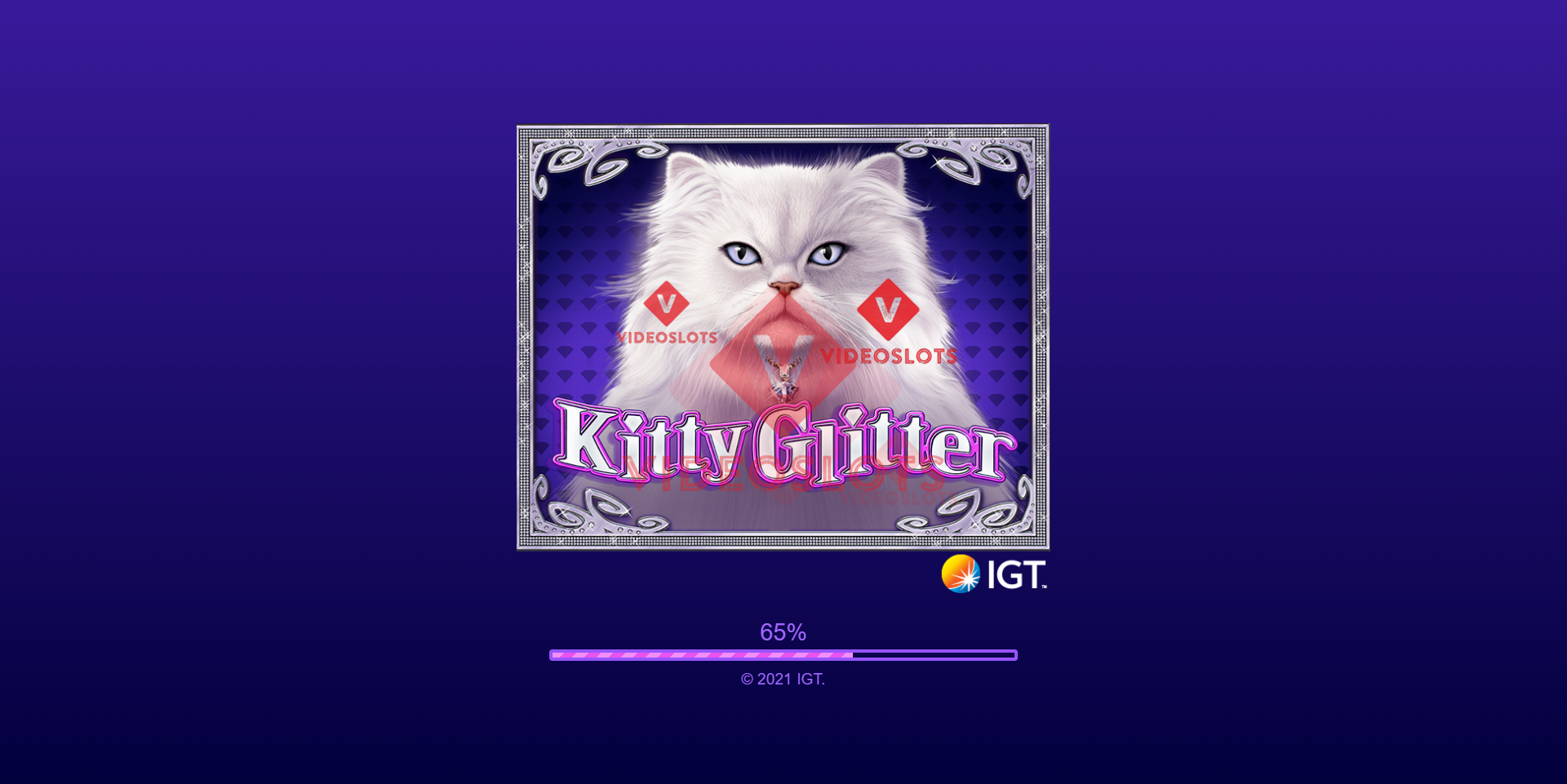 Game Intro for Kitty Glitter slot from IGT