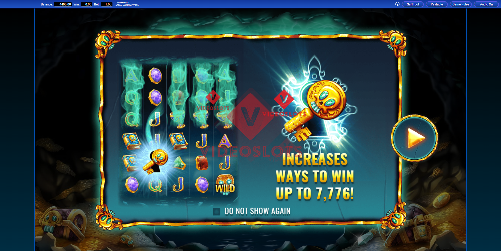 Game Intro for Skeleton Key slot from IGT