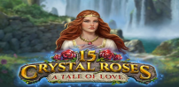 15 Crystal Roses slot logo