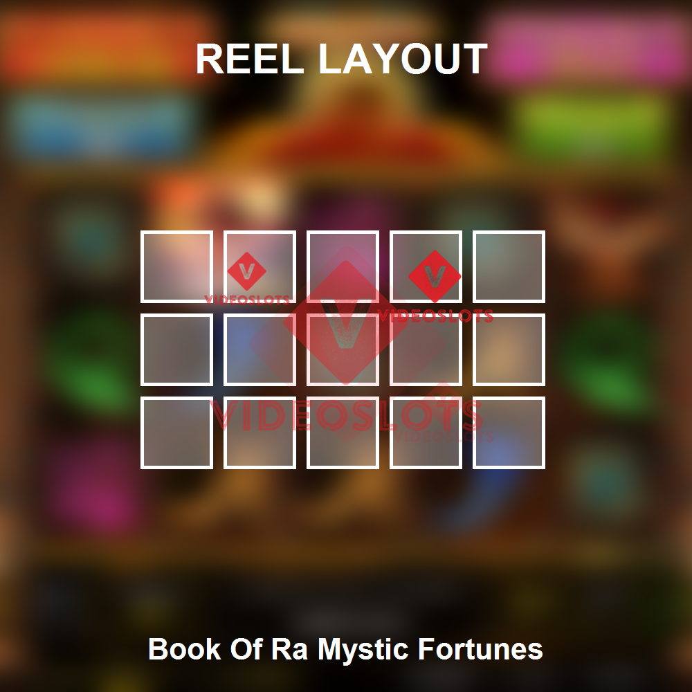 Book Of Ra Mystic Fortunes reel layout