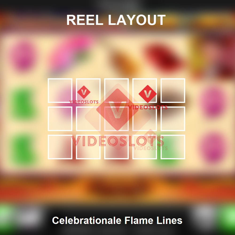 Celebrationale Flame Lines reel layout
