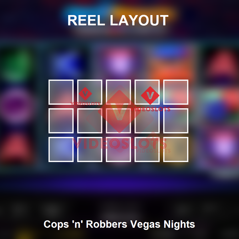 Cops 'N' Robbers Vegas Nights reel layout