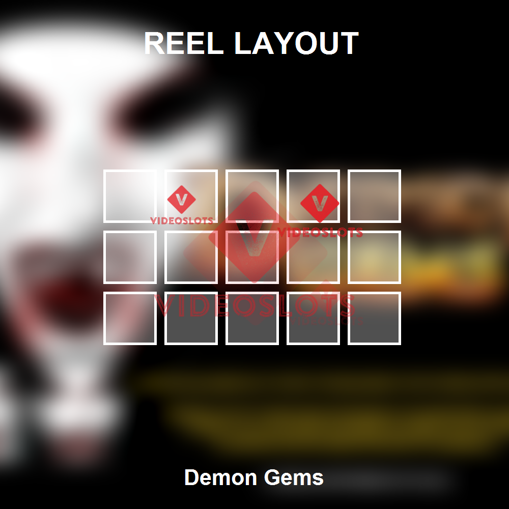 Demon Gems reel layout