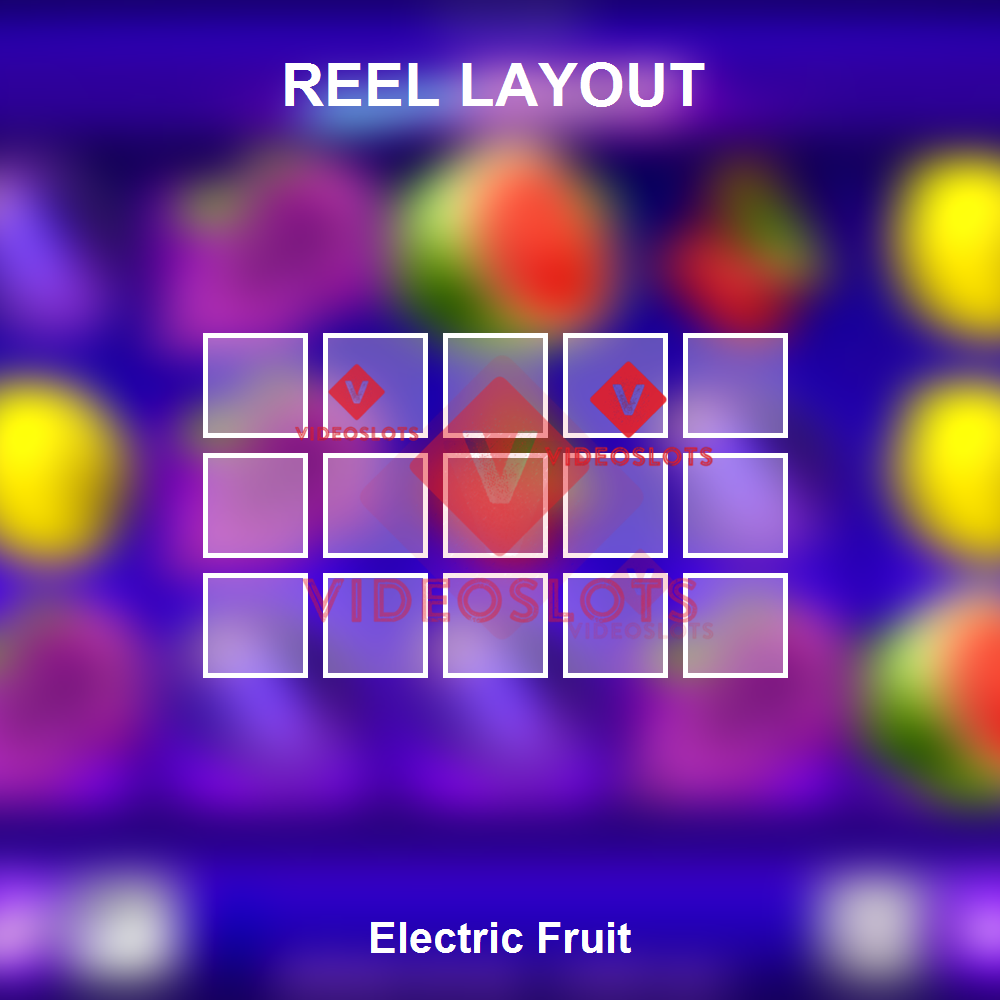 Electric Fruit reel layout