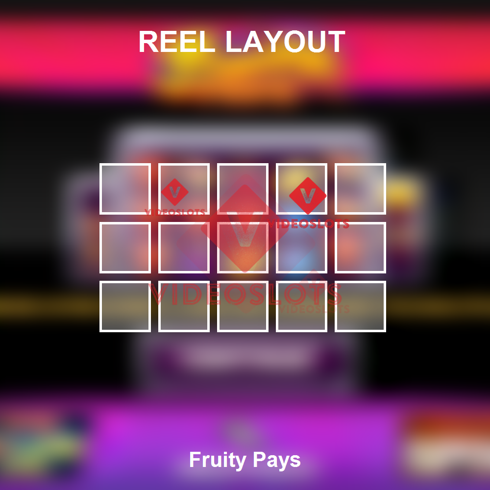 Fruity Pays reel layout
