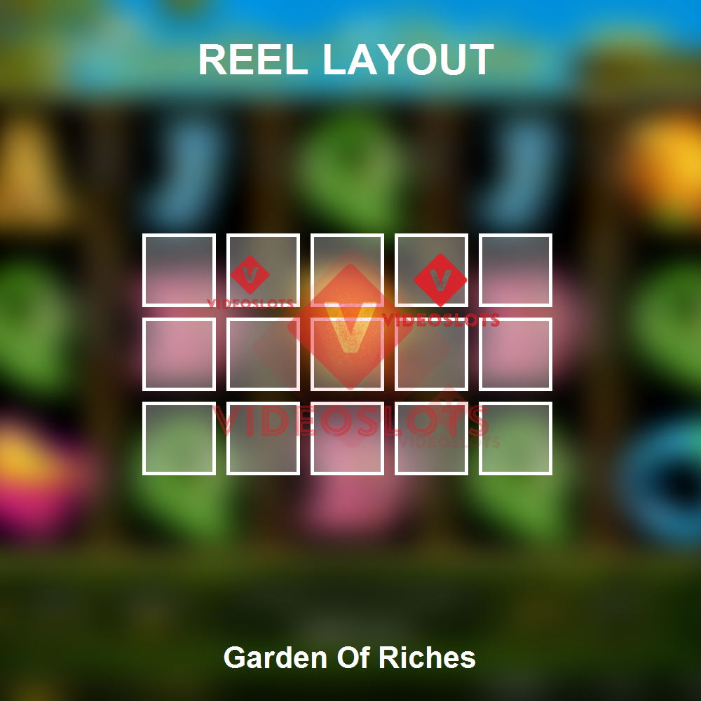 Garden Of Riches reel layout