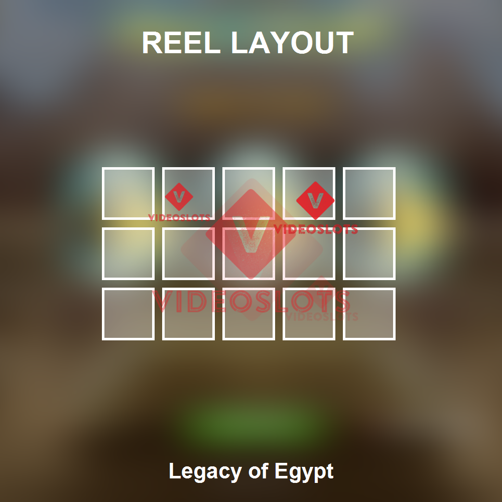 Legacy Of Egypt reel layout