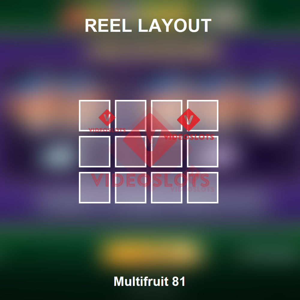 Multifruit 81 reel layout