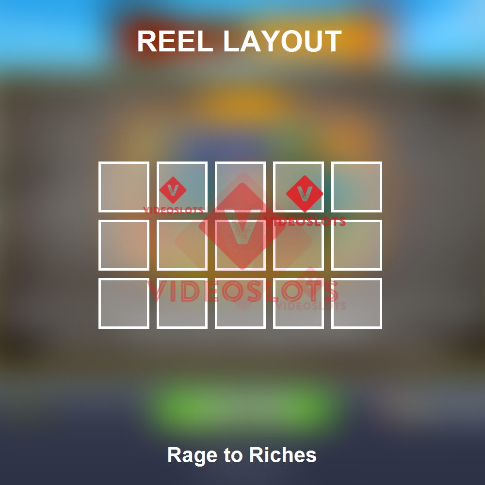 Rage To Riches reel layout
