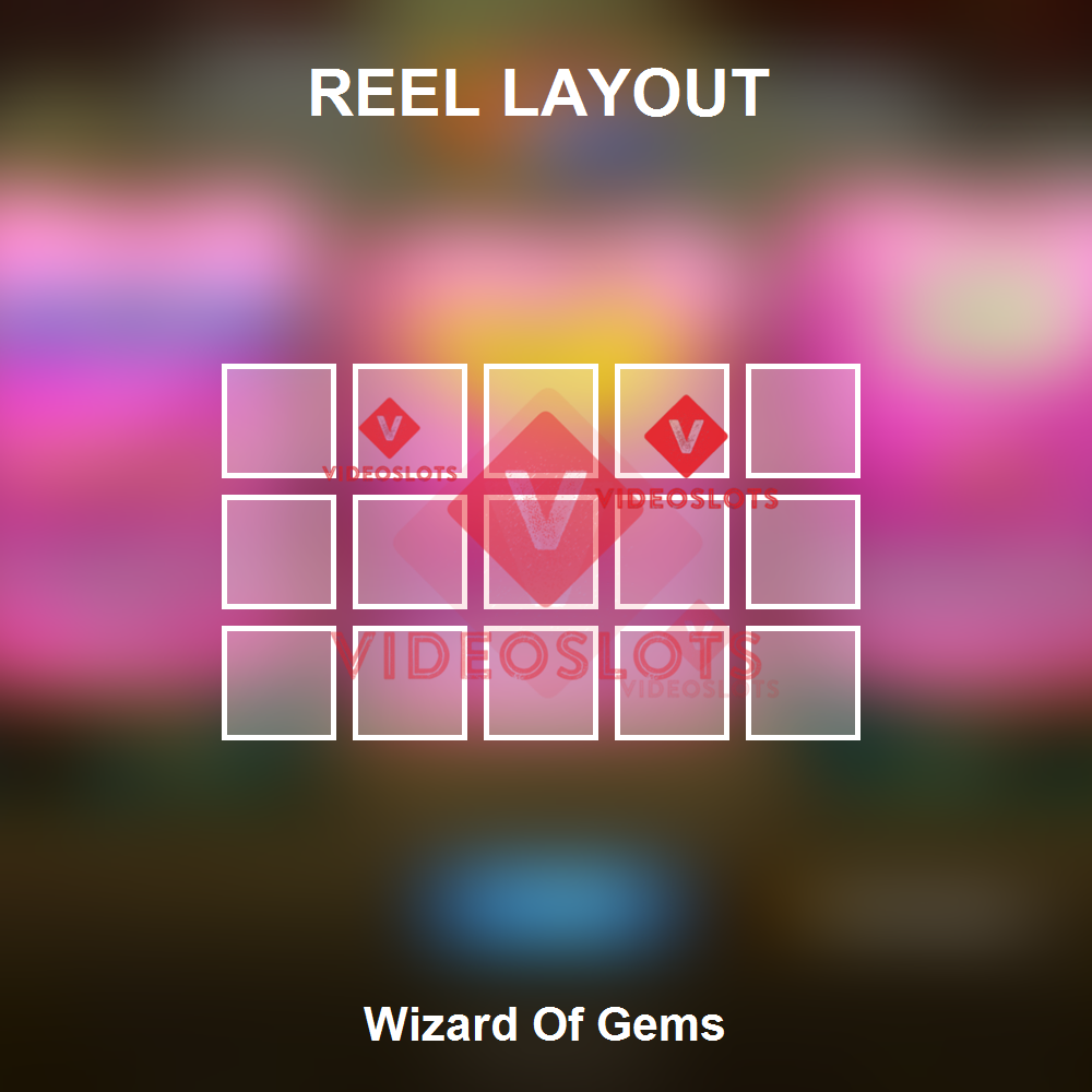 Wizard Of Gems reel layout