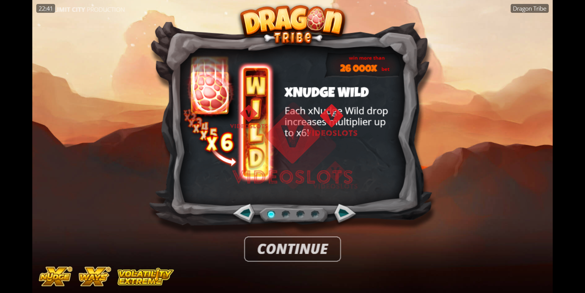 Game Intro for Dragon Tribe slot from NoLimit City