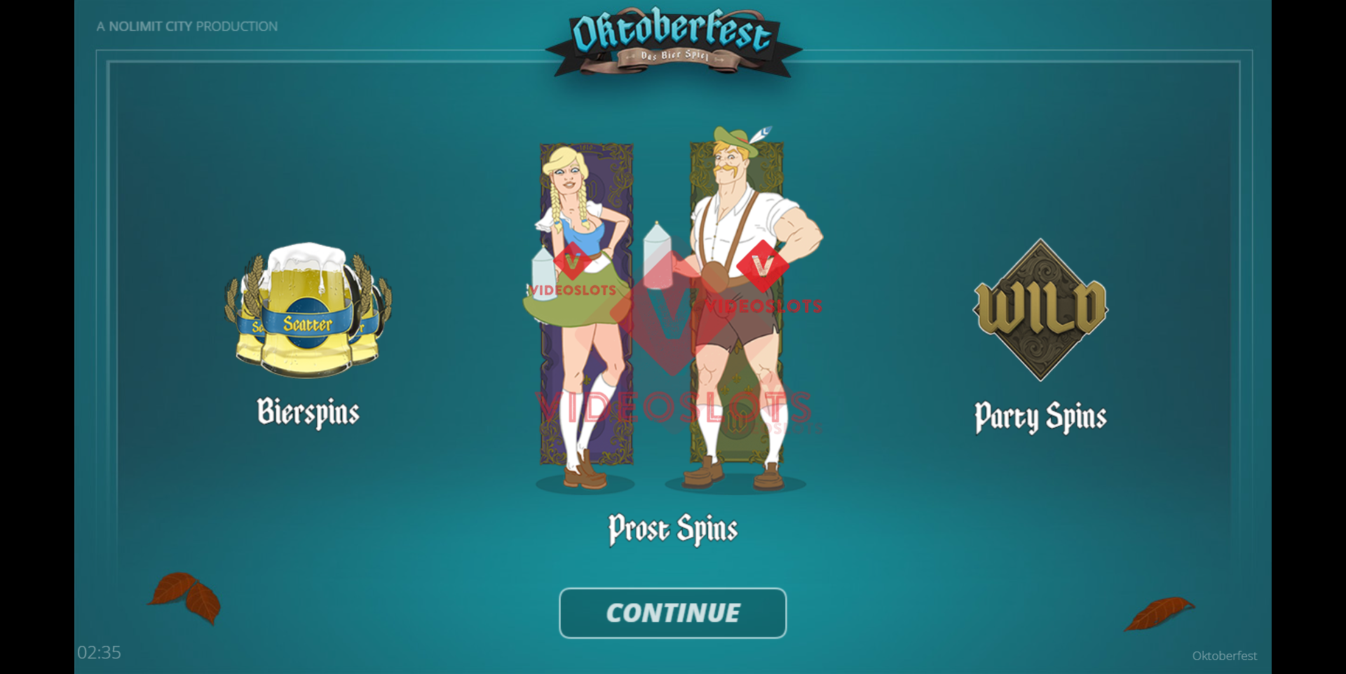 Game Intro for Oktoberfest slot from NoLimit City